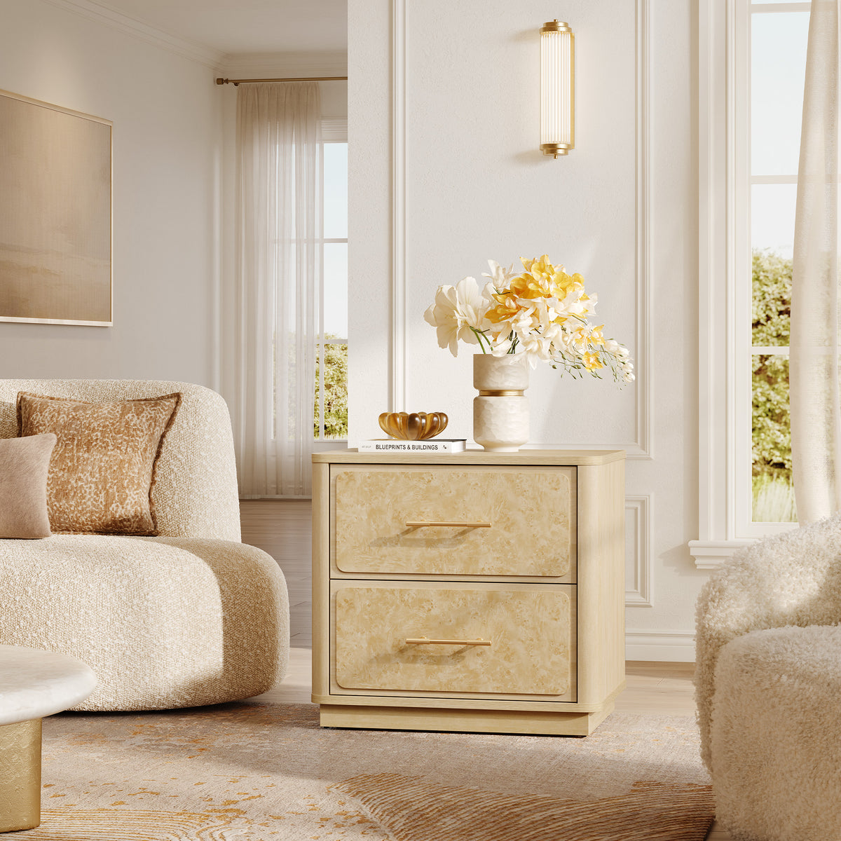 Burluxe Luxury Modern Bedroom Sets with Storage
