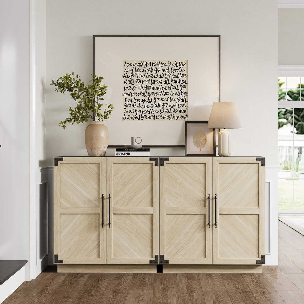 Willow Sideboard with Doors, Set of 2