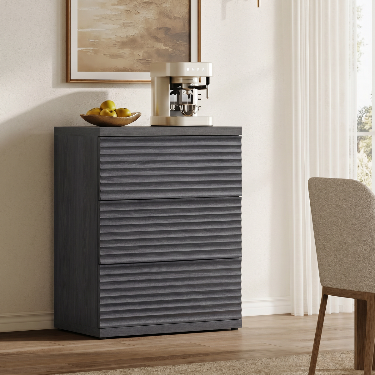 Stria Sectional Chest of Drawers with Storage