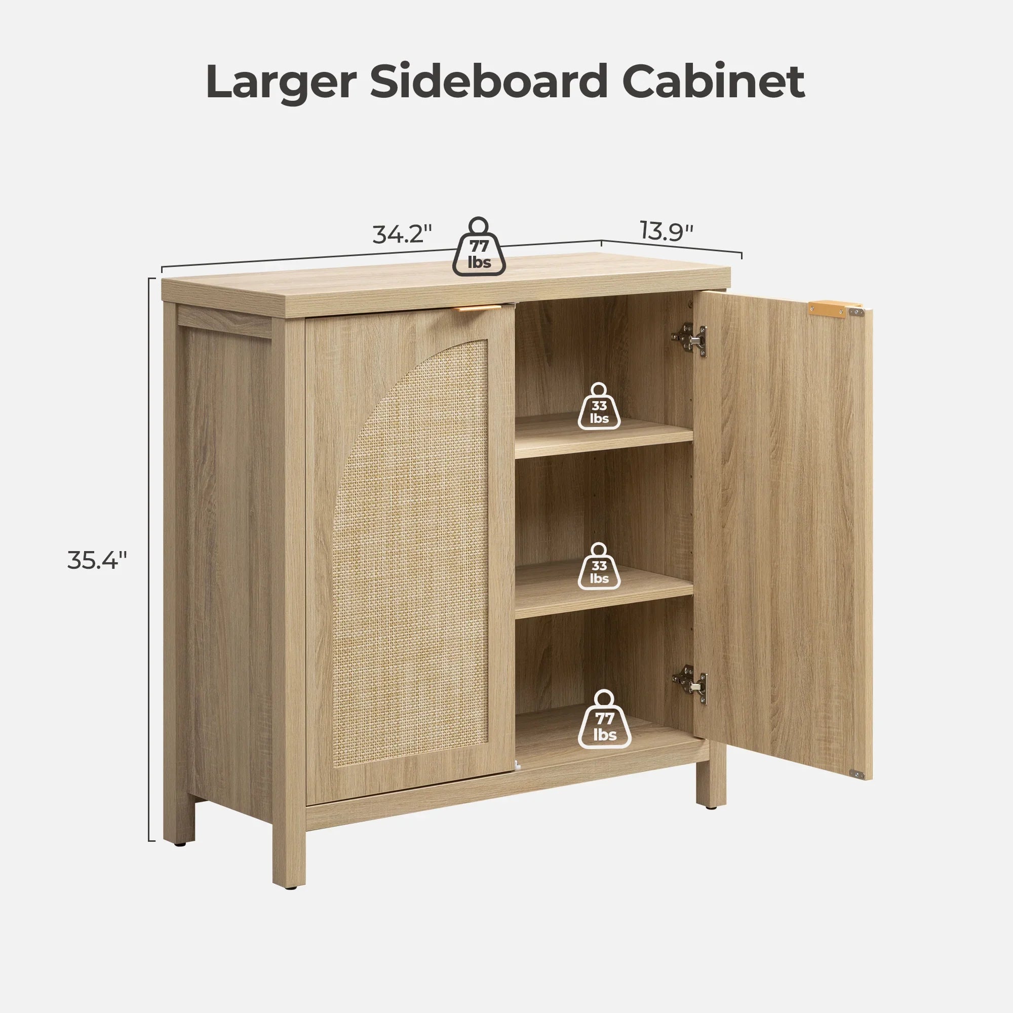 Savanna Cabinet with Arched Doors