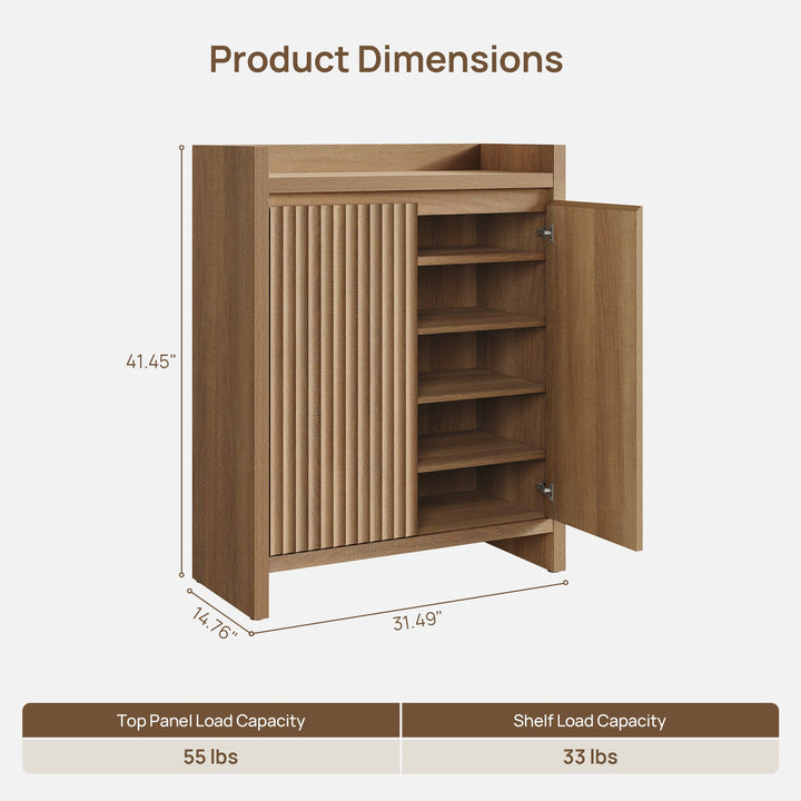 Prelude Shoe Cabinet, Up to 24 Pairs, Set of 2