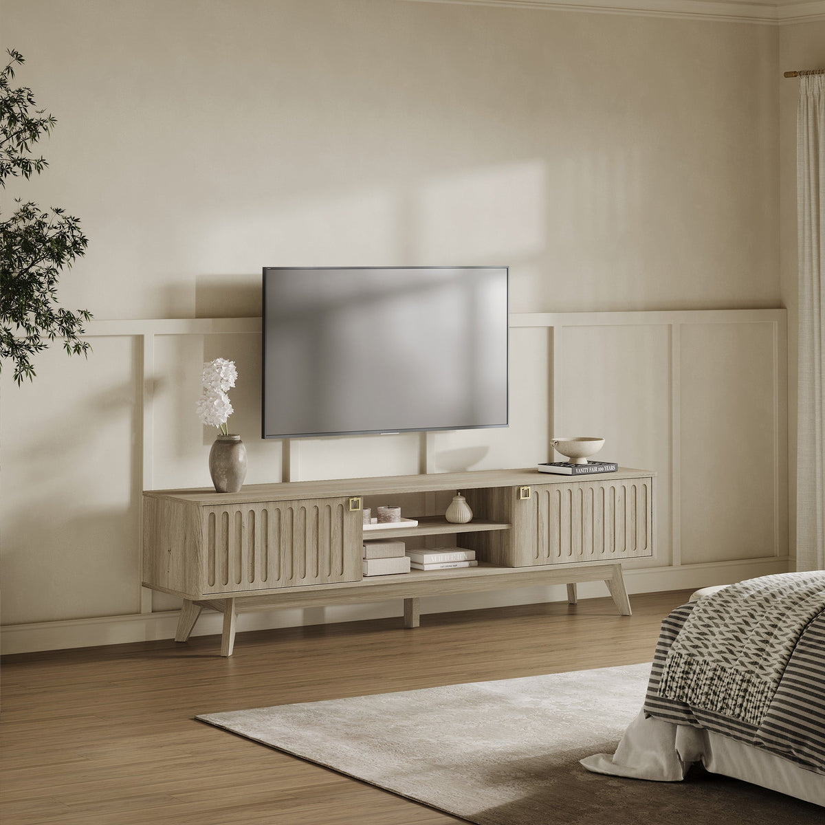 Domus 70 Inch TV Stand with Storage