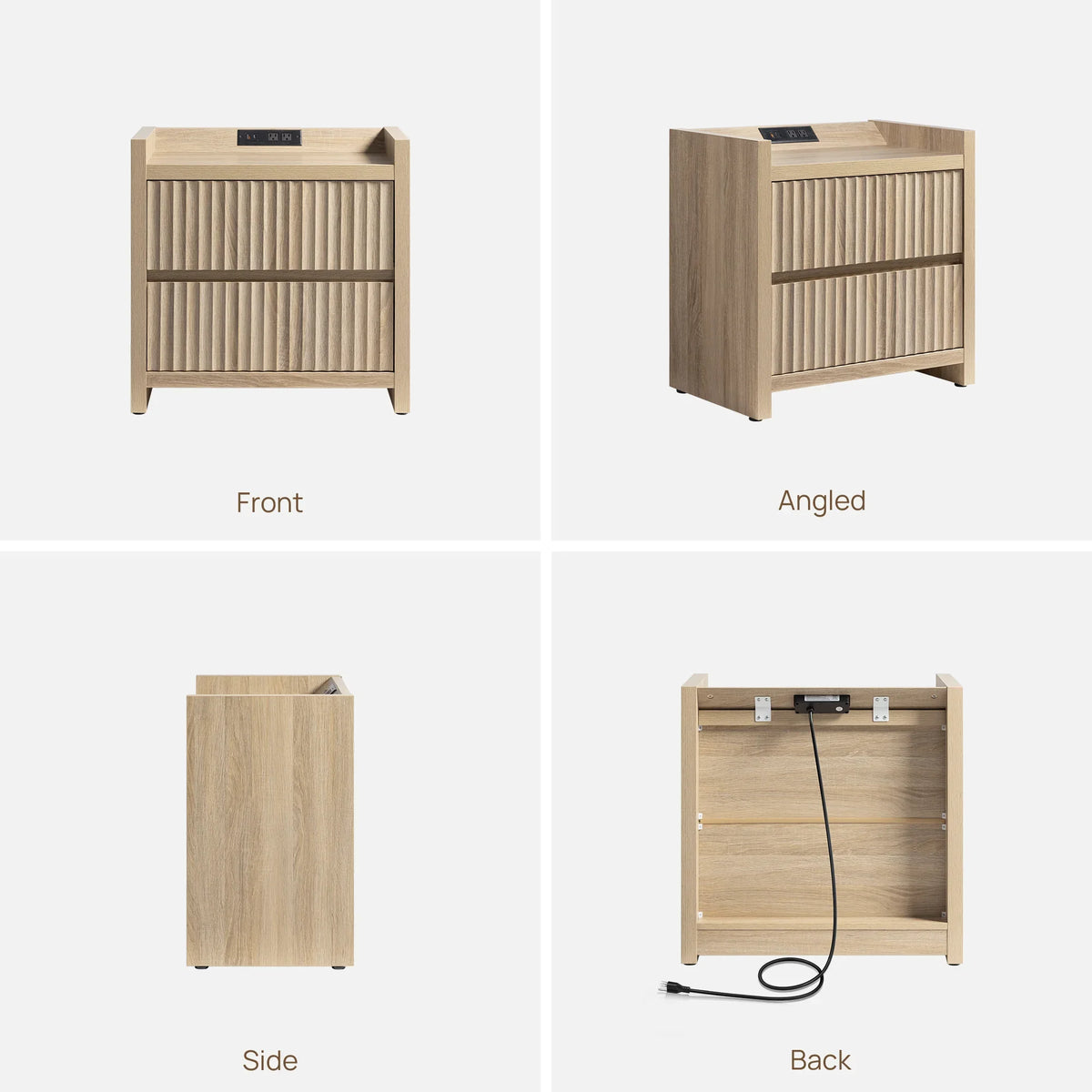 Prelude End Tables, 2 Drawers