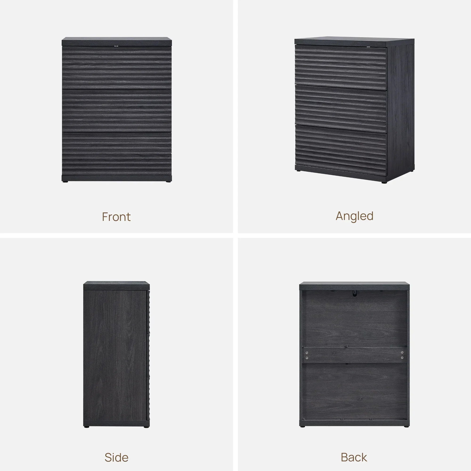 Stria Sectional Chest of Drawers with Storage