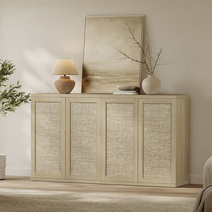 Zura 2-Door Buffet Cabinet, Large Storage