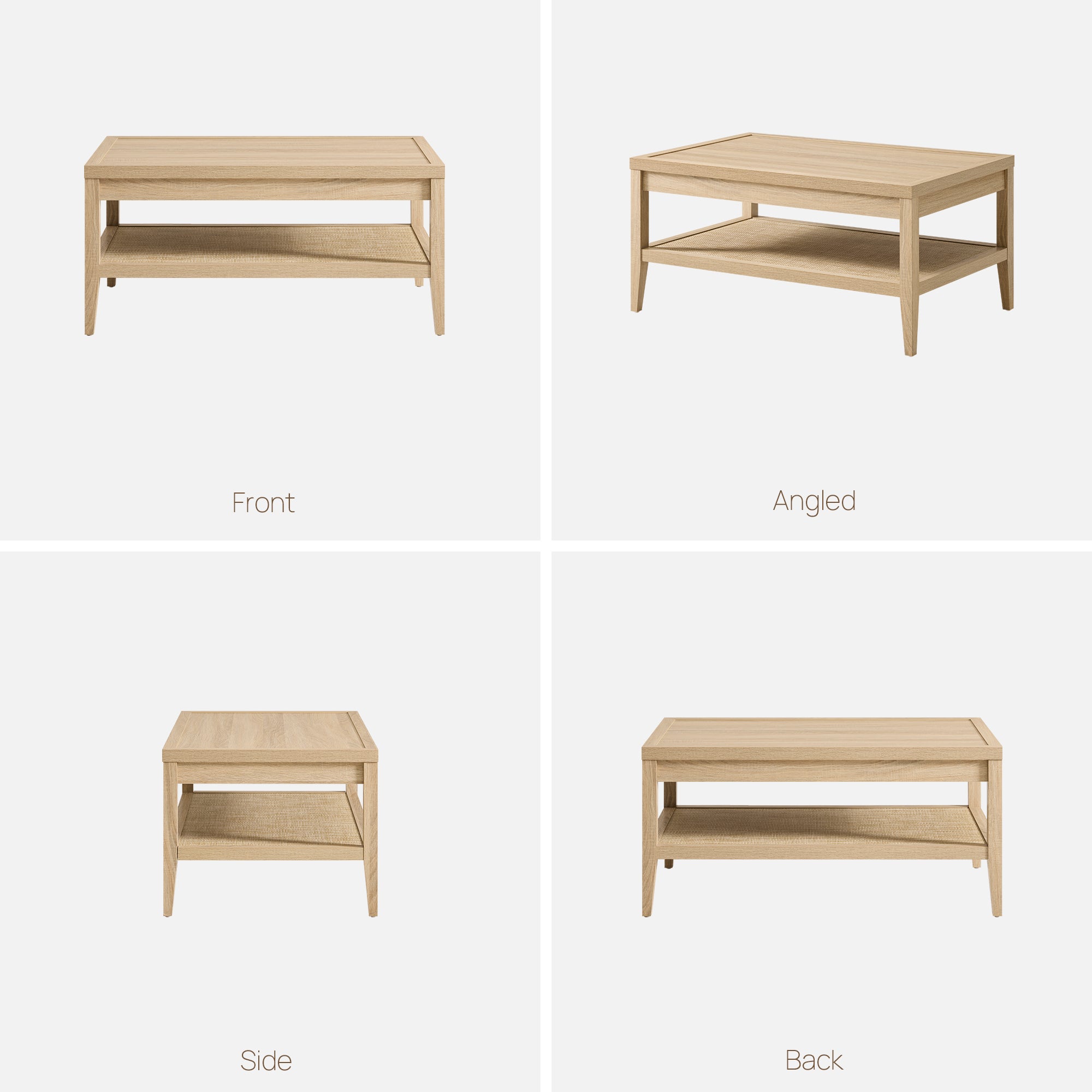 Savanna Rectangular Coffee Table, Space-Saving