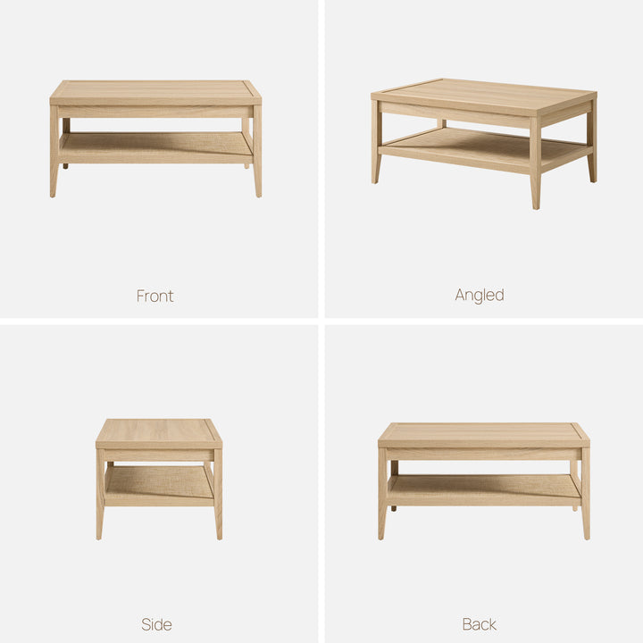 Savanna Rectangular Coffee Table, Space-Saving