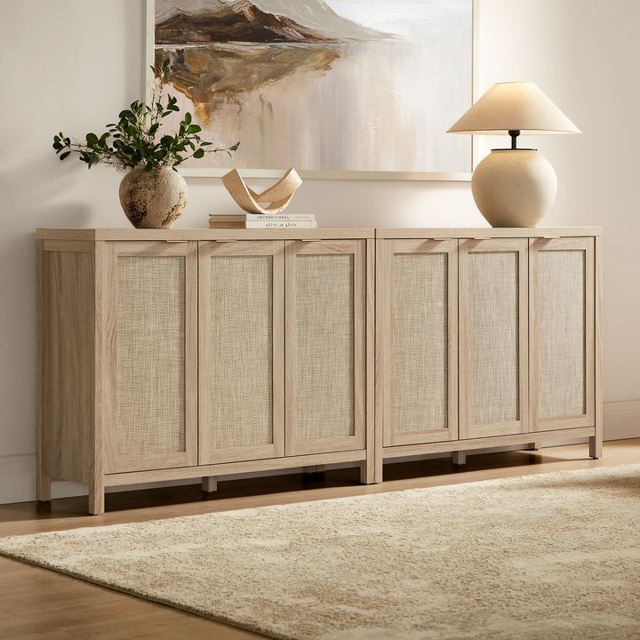 Savanna 43.5-Inch Wide Buffet Cabinet with Storage, Set of 2