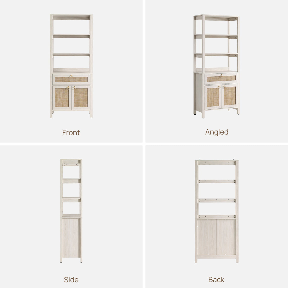 Terra Bookshelf With Drawer and Doors