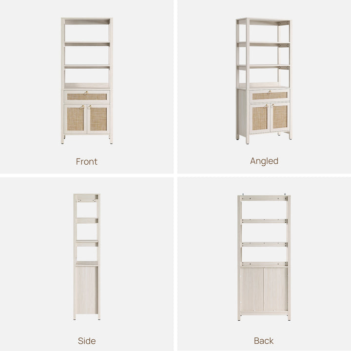 Terra Bookshelf With Drawer and Doors