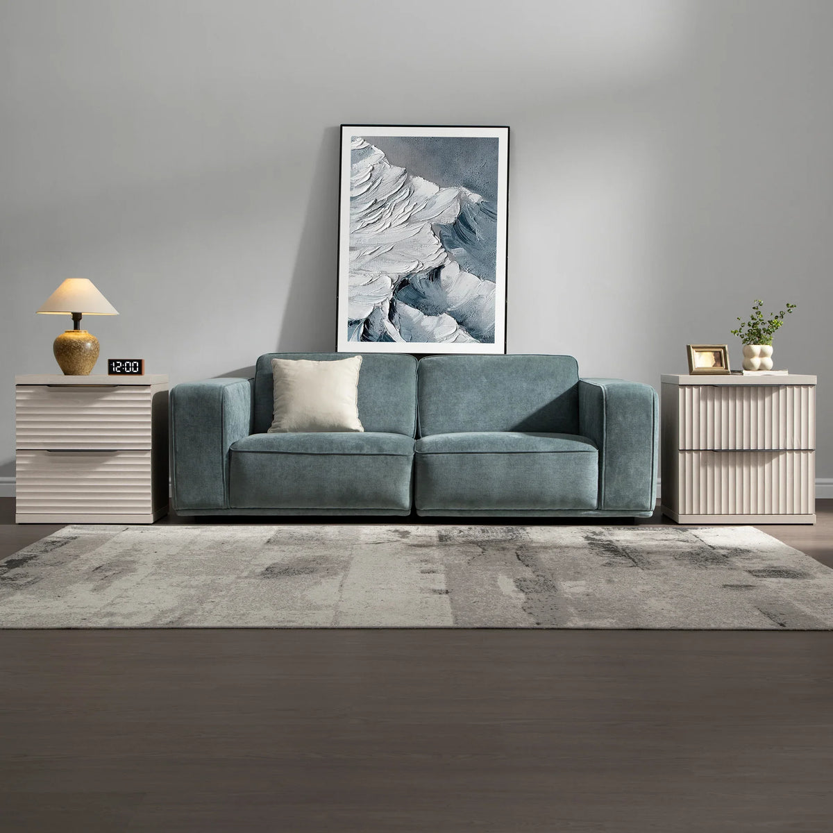 Stria 6-Drawer Dresser and Nightstands Set