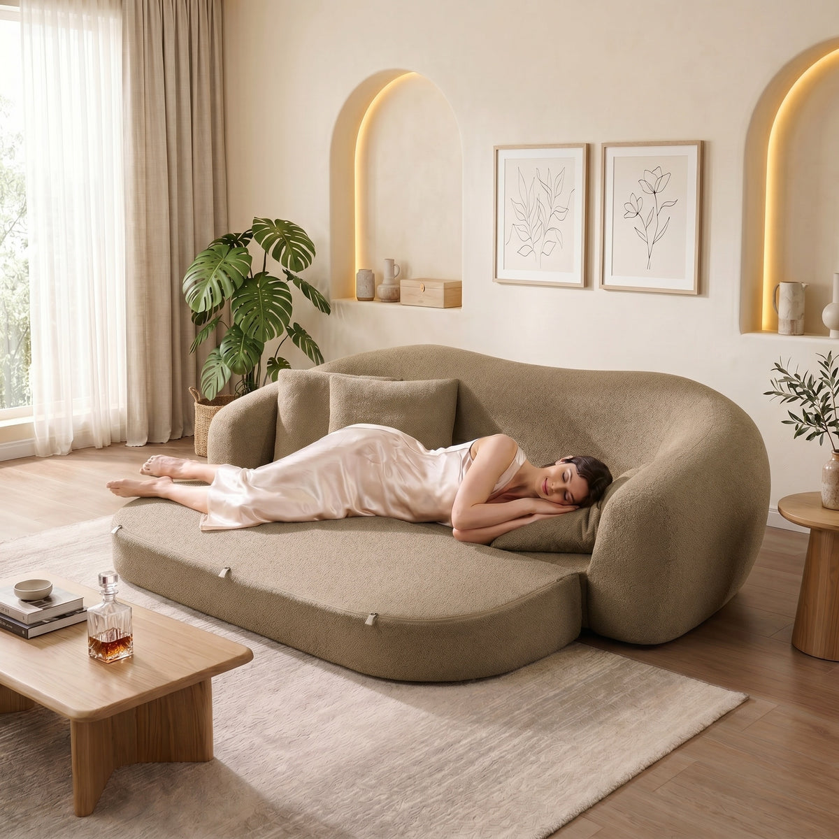 Nimbus White Sofa Couch