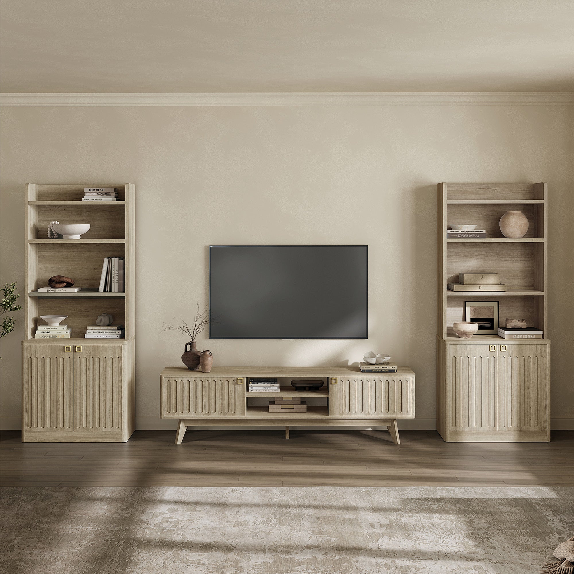 Domus Modern TV Stand, 2 Doors