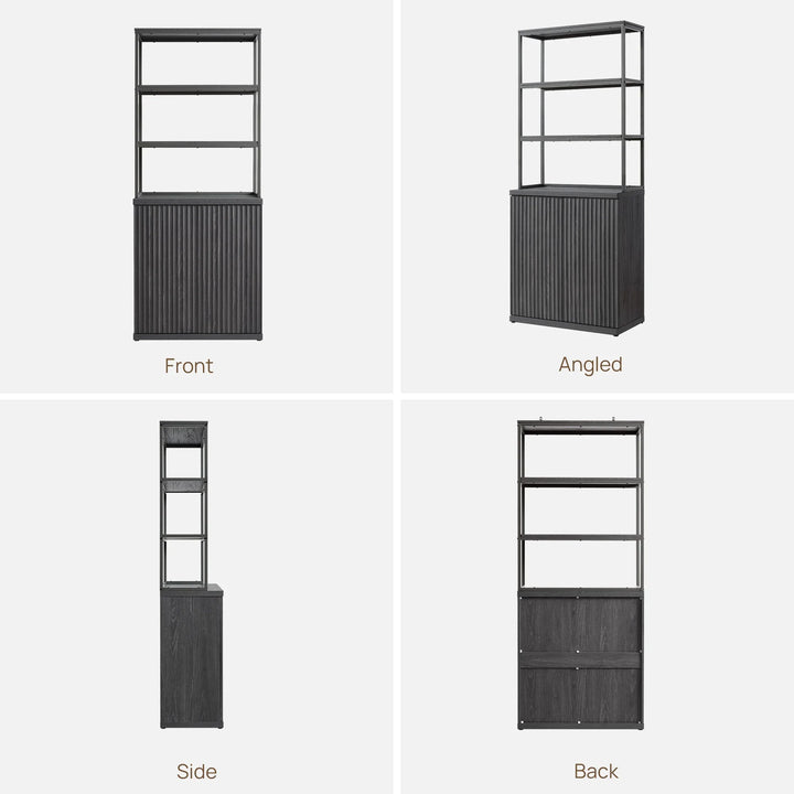 Stria Bookshelf, 2 Doors