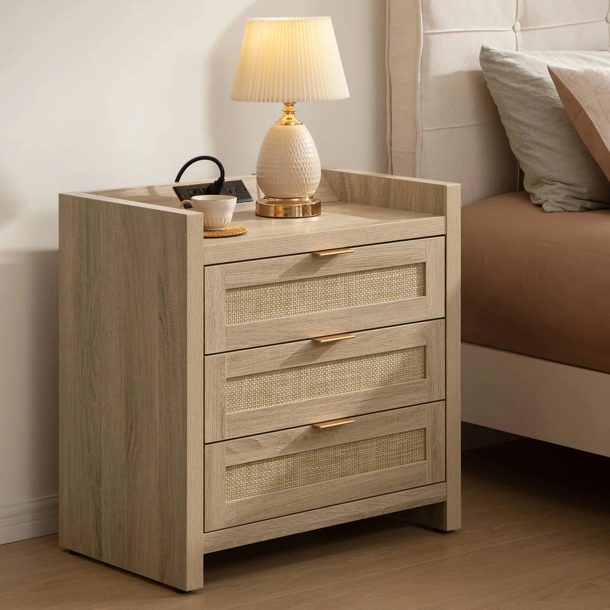 Savanna 3 Drawers Nightstand