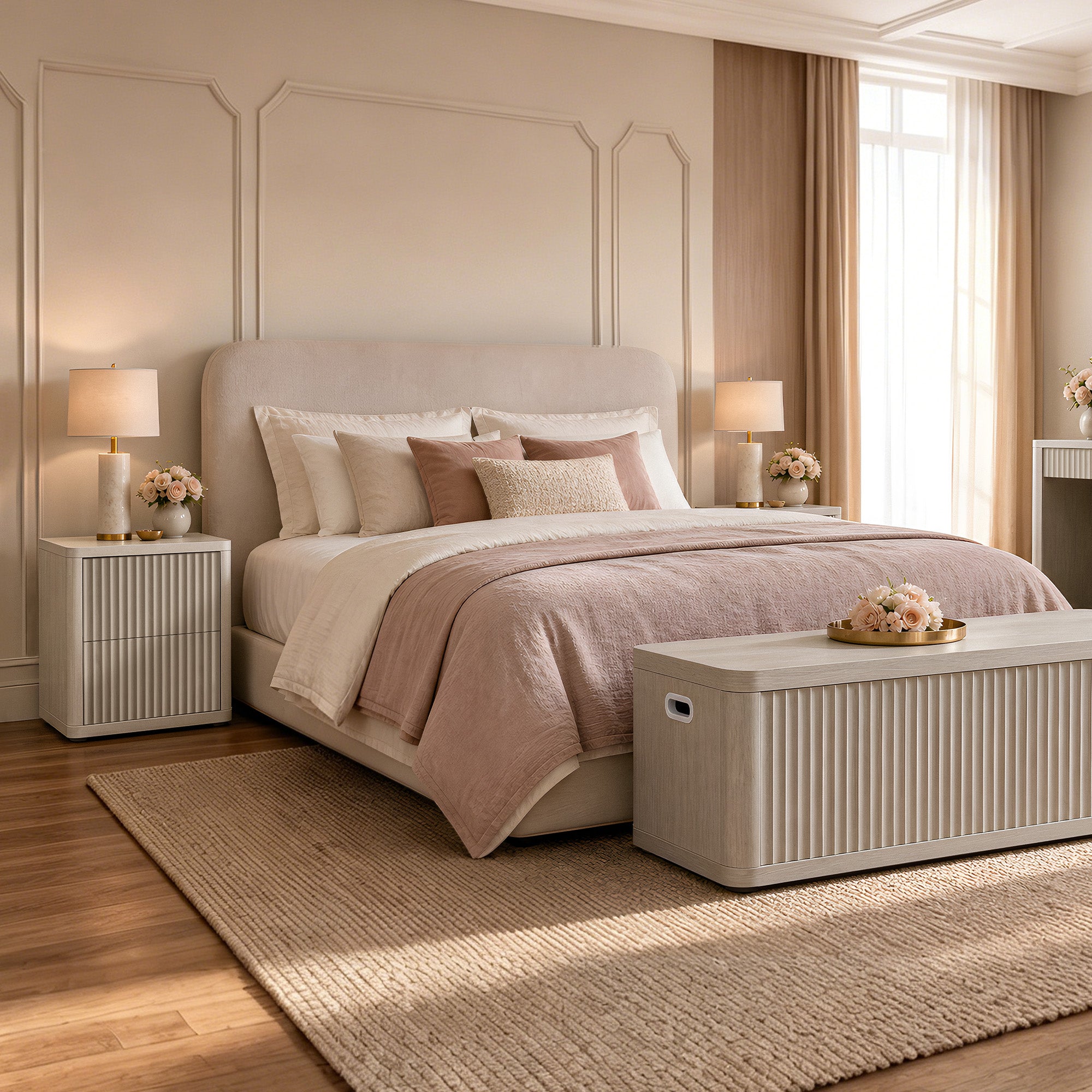 Cas Night Table with 2-Drawer
