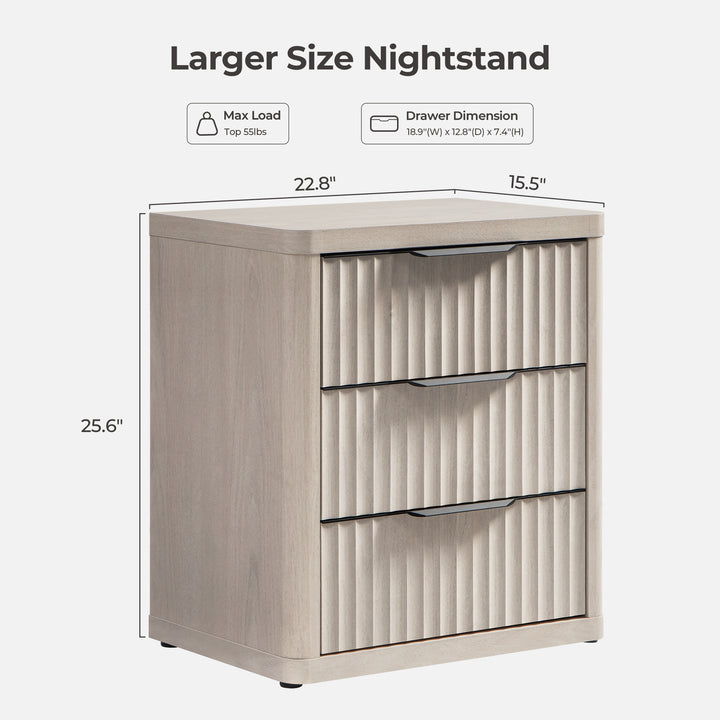 Cas 7-Drawer Dresser and 3-Drawer Nightstands Set