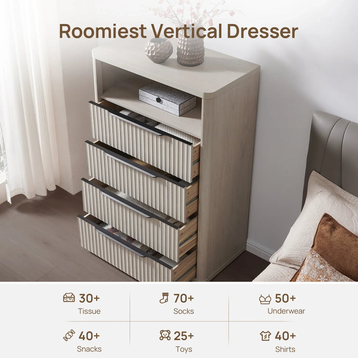 Cas Dresser with 4 Drawers