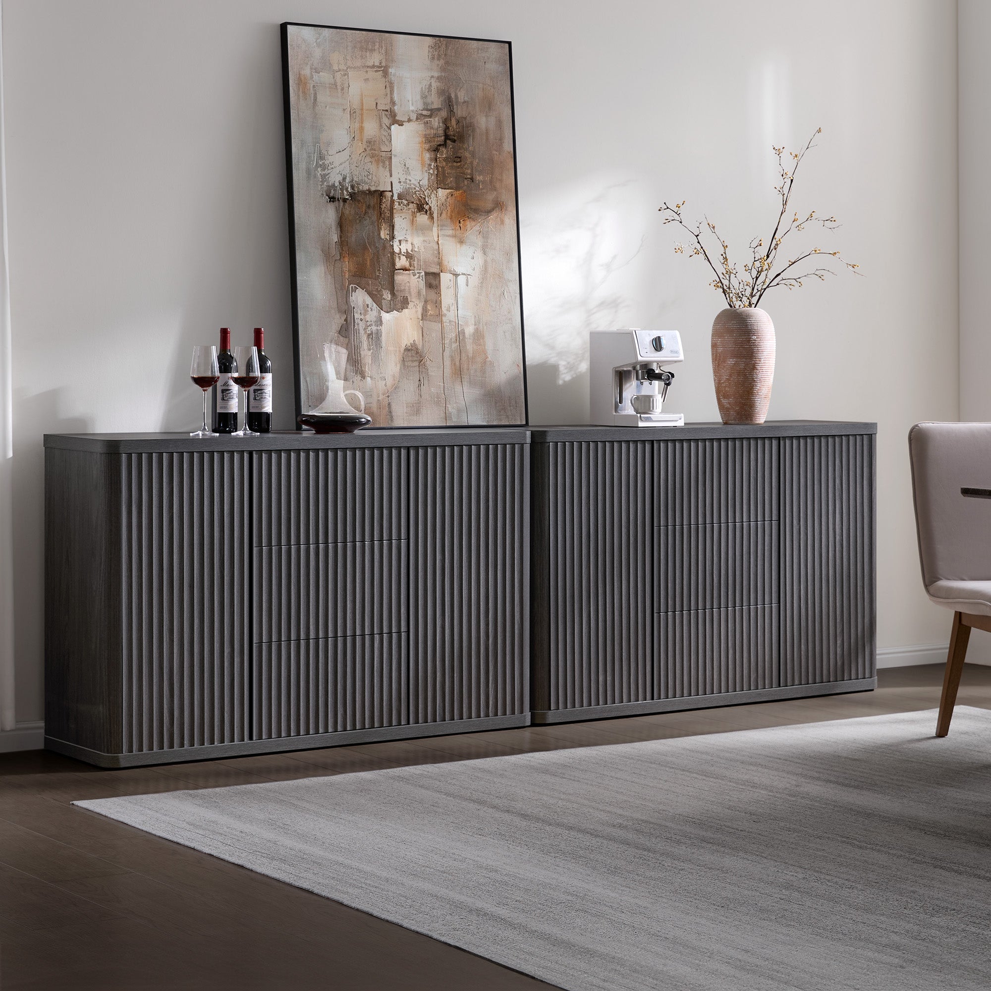 Cas Sideboard With 2 Doors And 3 Drawers
