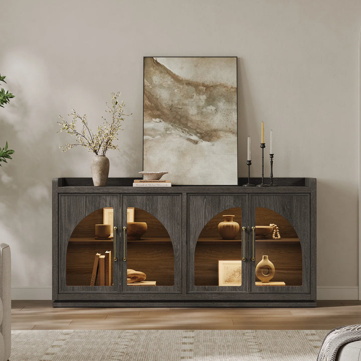 Helio Sideboard with Glass Doors
