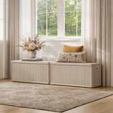 Cas Flip-Top Shoe Bench Entryway, Set of 2