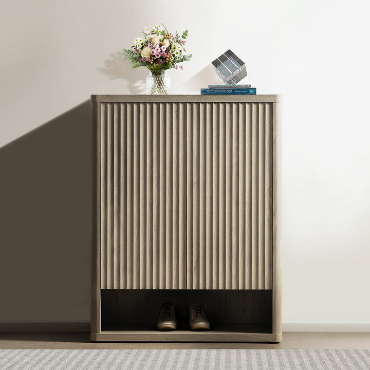 Cas 2-Door Shoe Cabinet, 20 Pairs