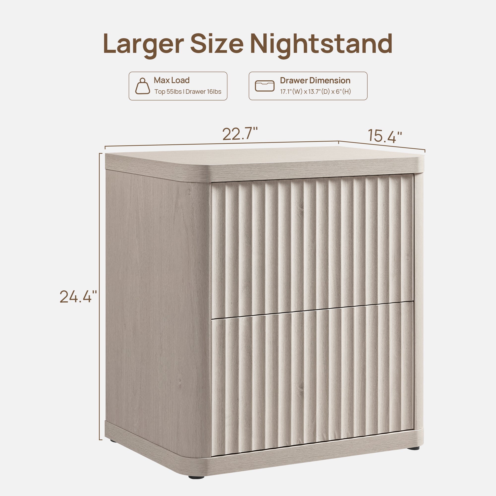 Cas 7-Drawer Dresser and 2-Drawer Nightstands Set