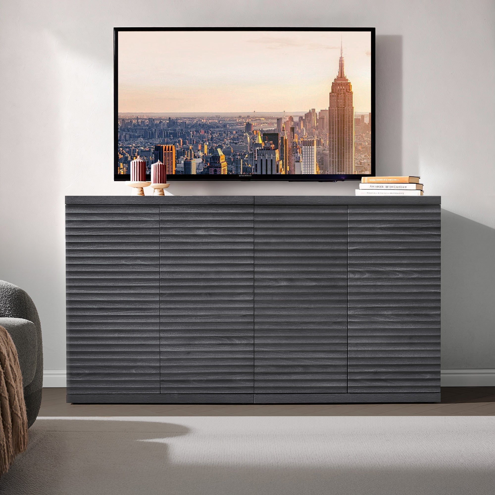 Stria TV Stand with 2 Doors