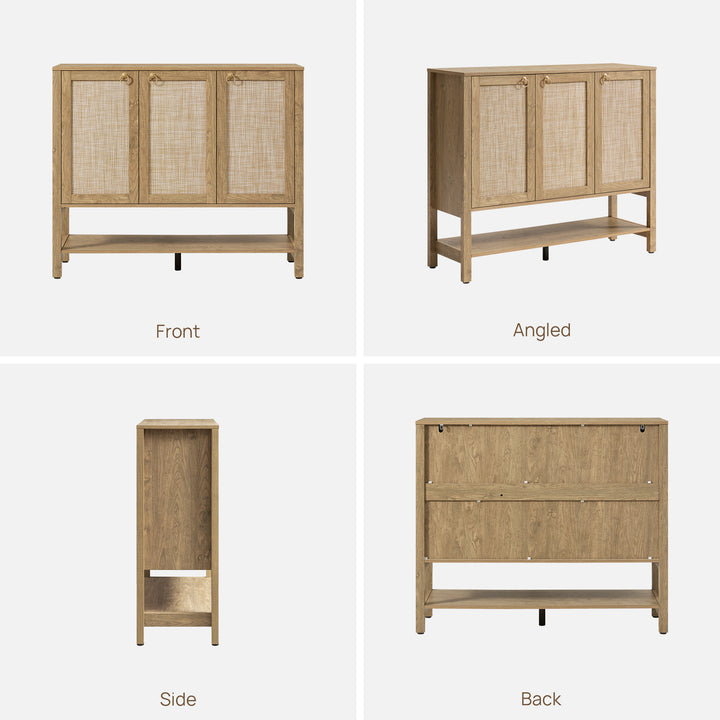 Terra 3-Door Shoe Cabinet, Set of 2