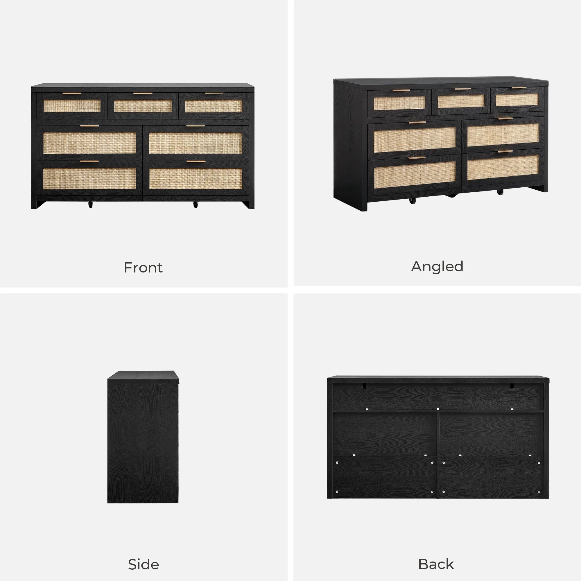 Savanna Dresser with 7 Drawers for Living Room