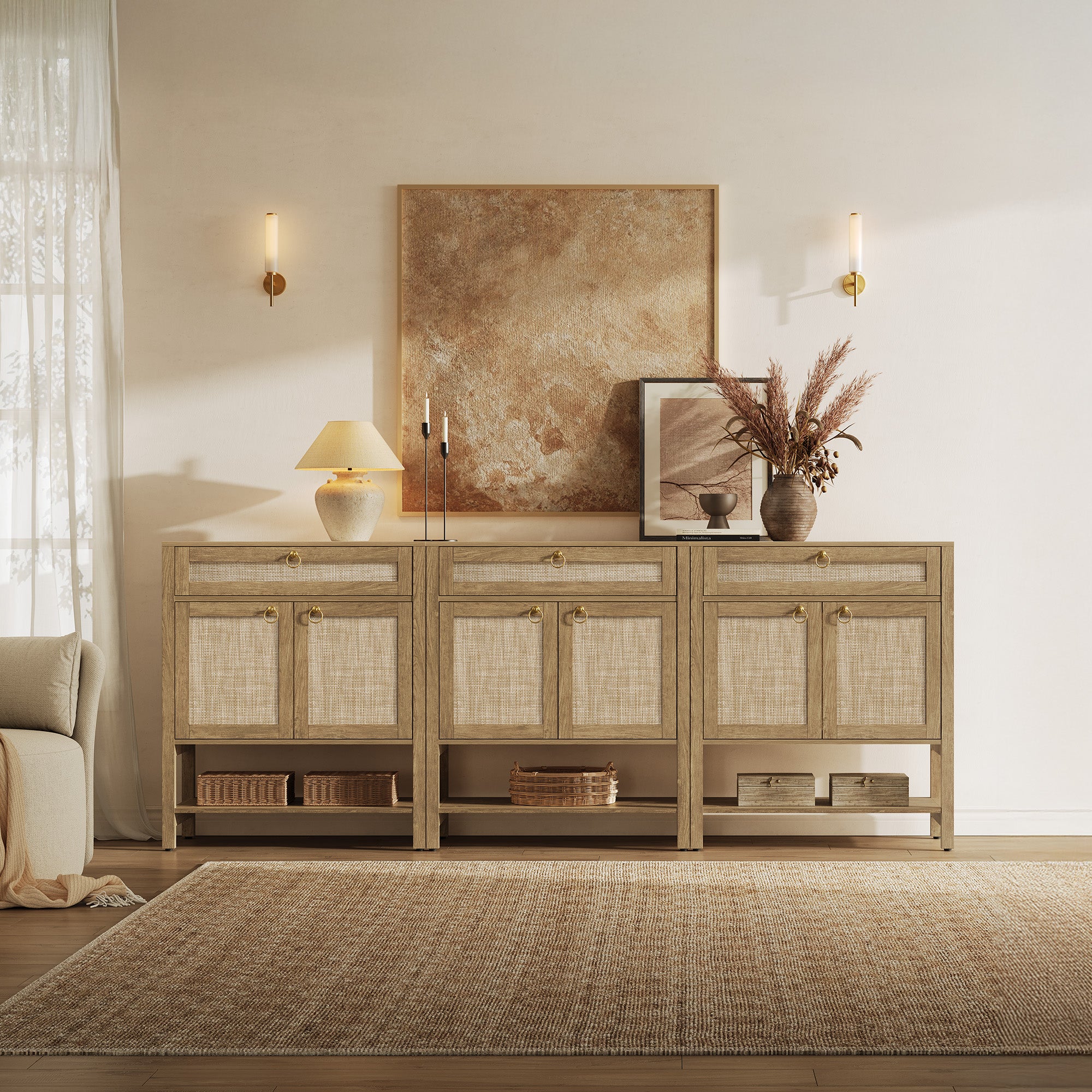 Terra Modern Sideboard, Flexible Storage