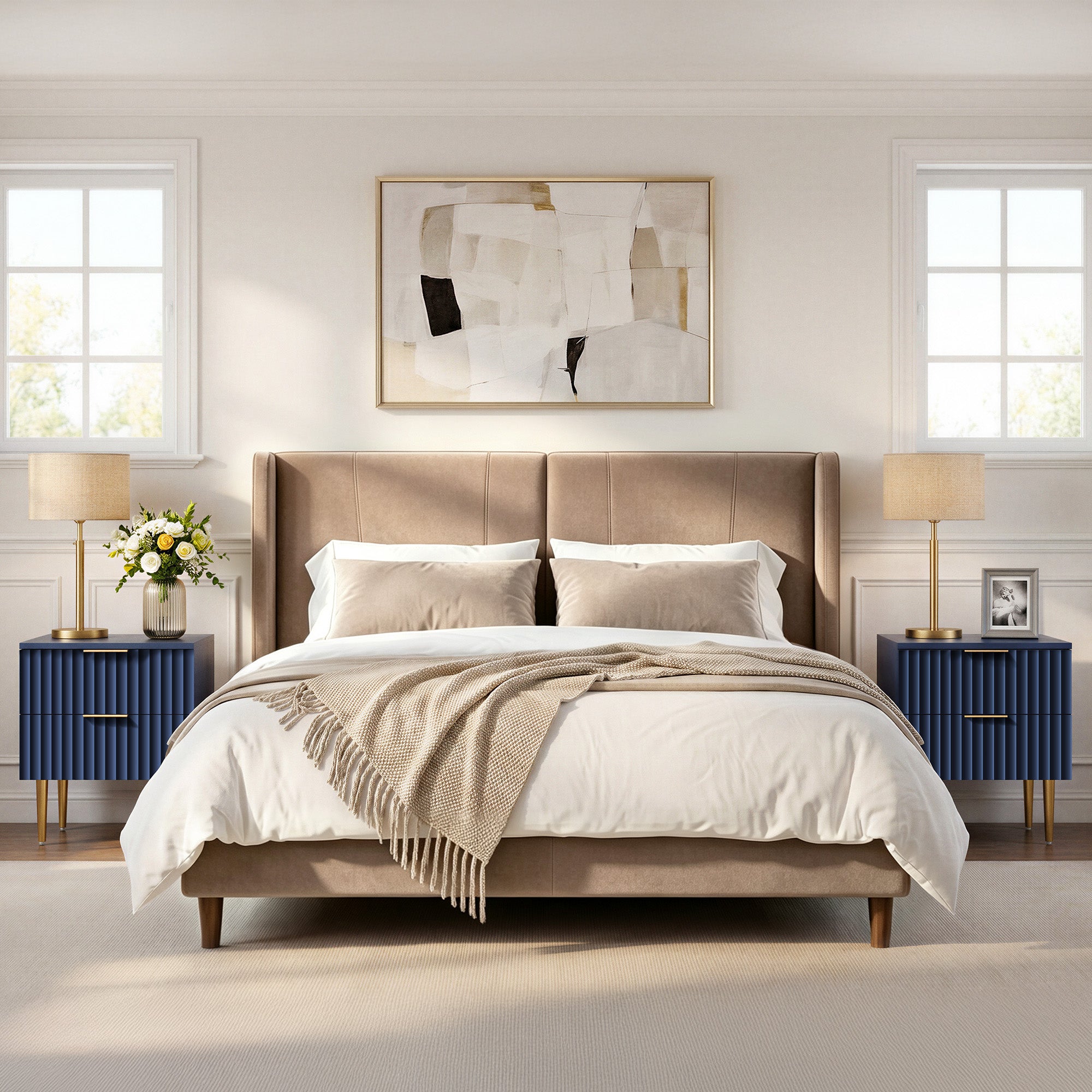 Opus Nightstand with Drawers