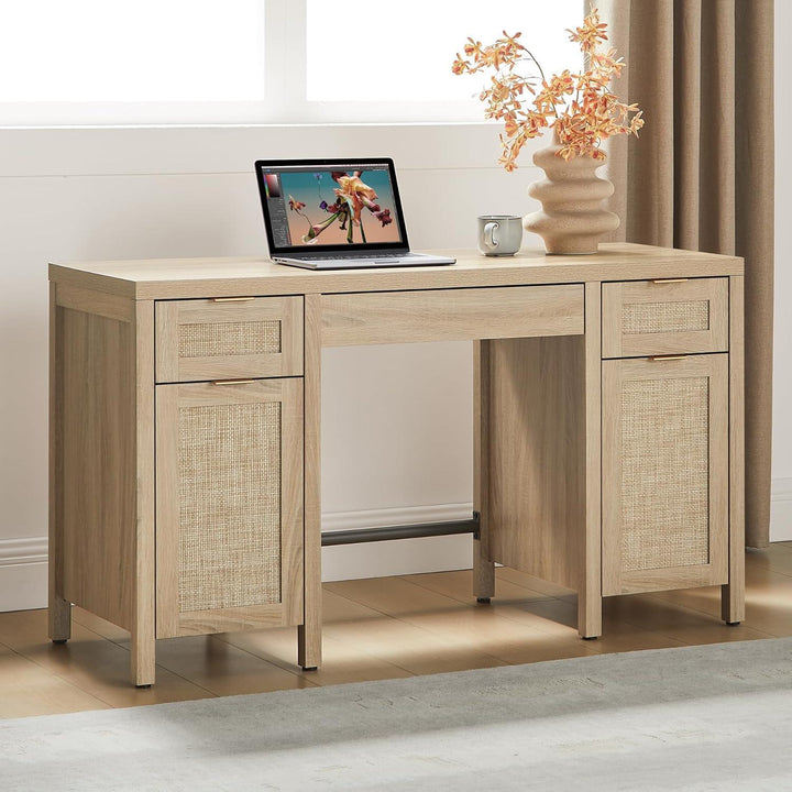 Savanna Modern Vanity Table with Doors