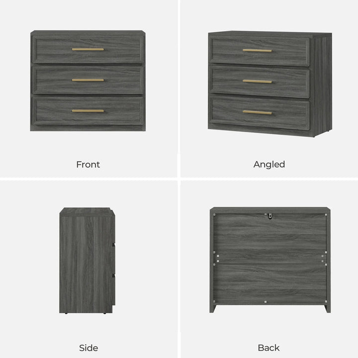 Crescent Modular 9 Drawers Dresser, 93.9 Inch Wide