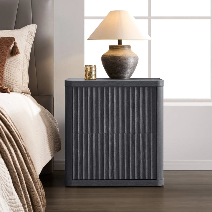 Cas Nightstand with 2 Drawers