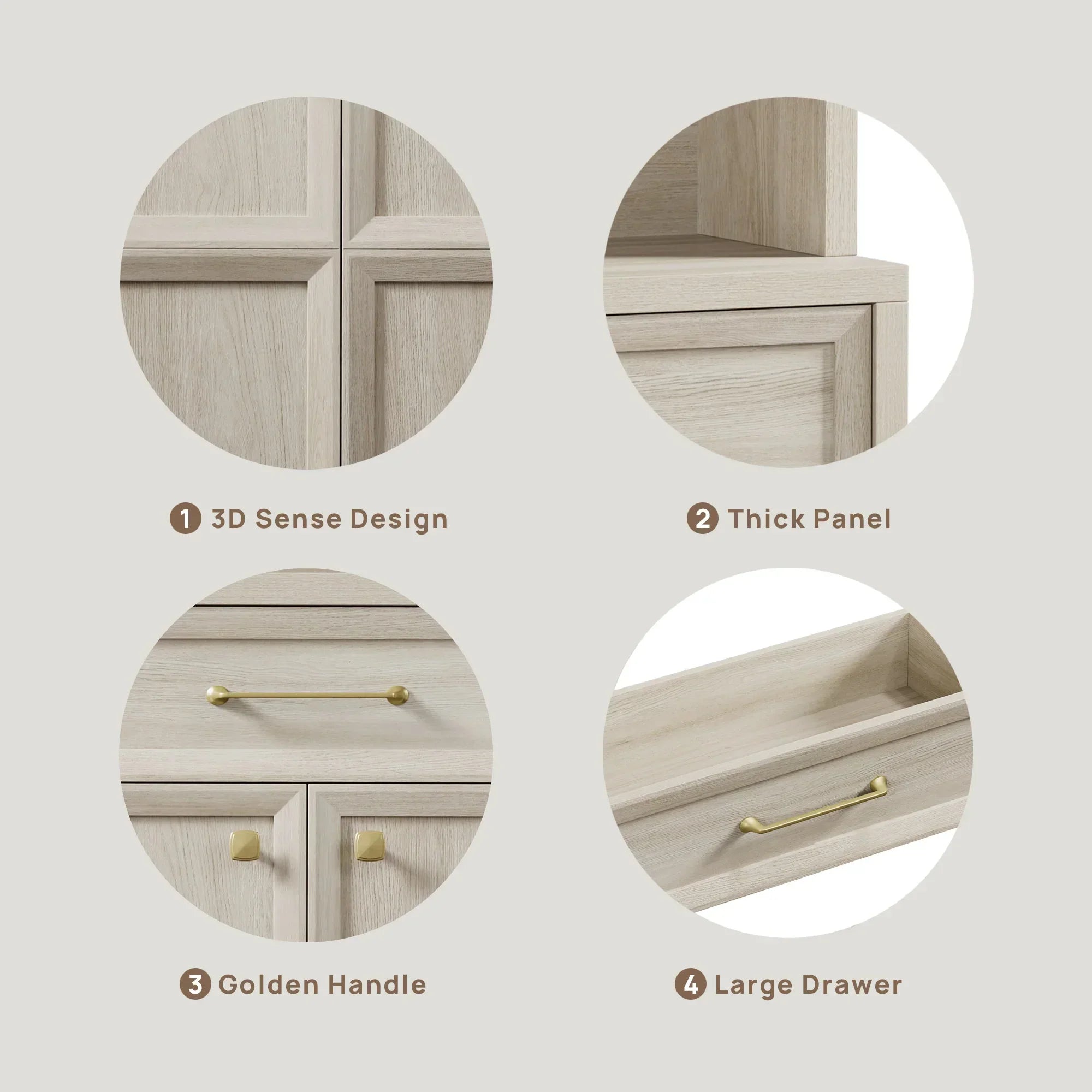 Helio Black Pantry Cabinet