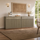 Cas Sideboard With 3 Doors And 2 Drawers, Set of 2