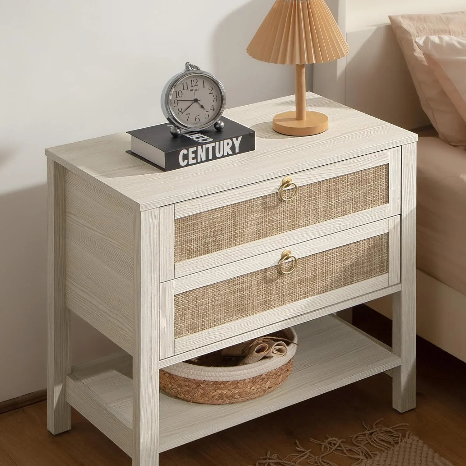 Terra Large Nightstand, 25.6Inch Height