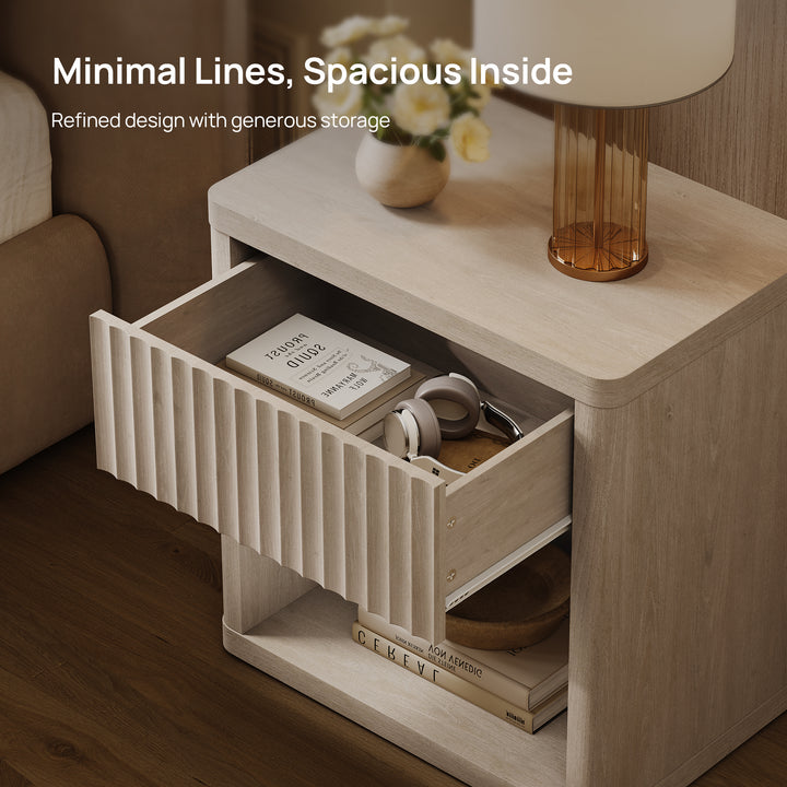 Stria Chest of Drawers and Nightstands Set