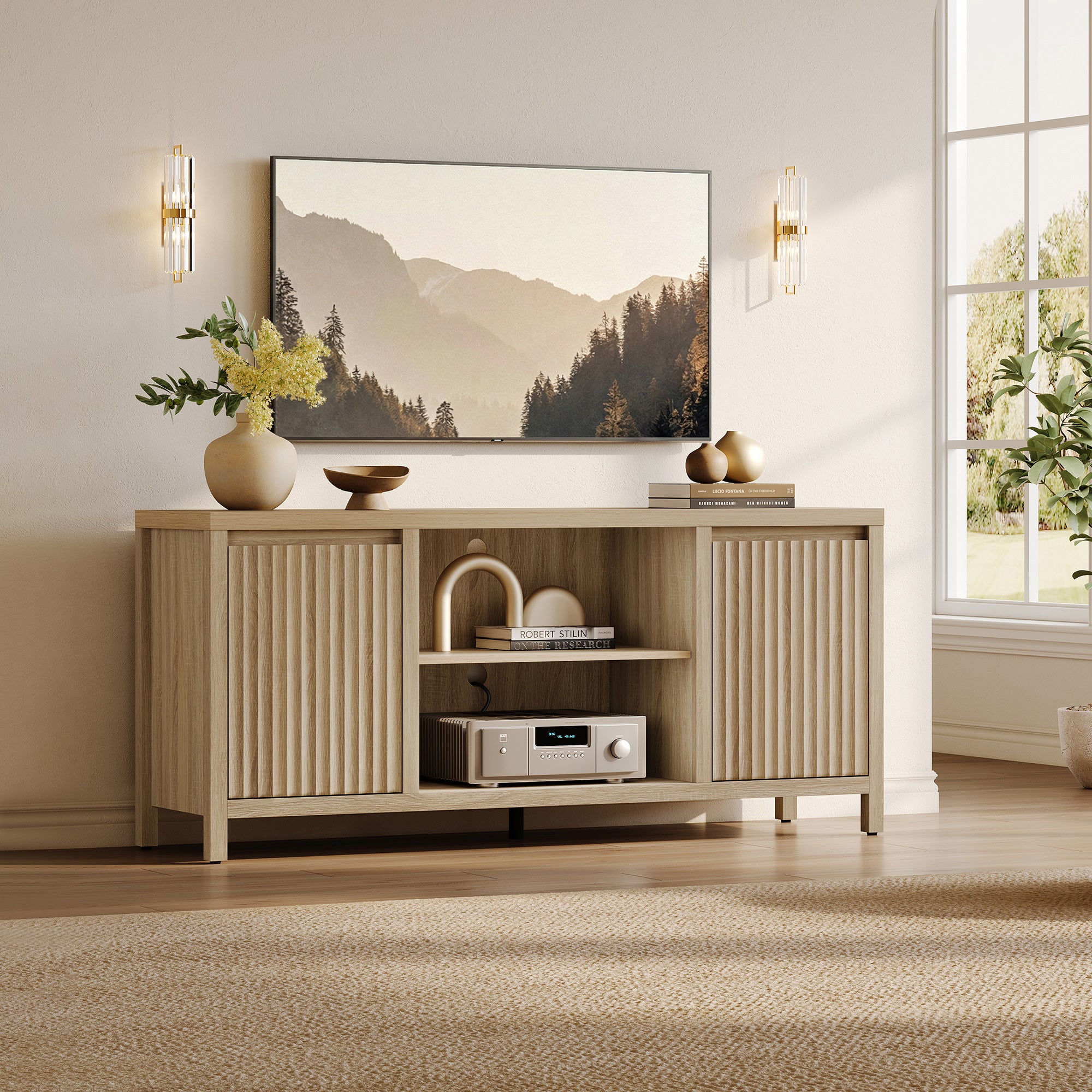 Prelude Modern TV Console, Living Room Storage