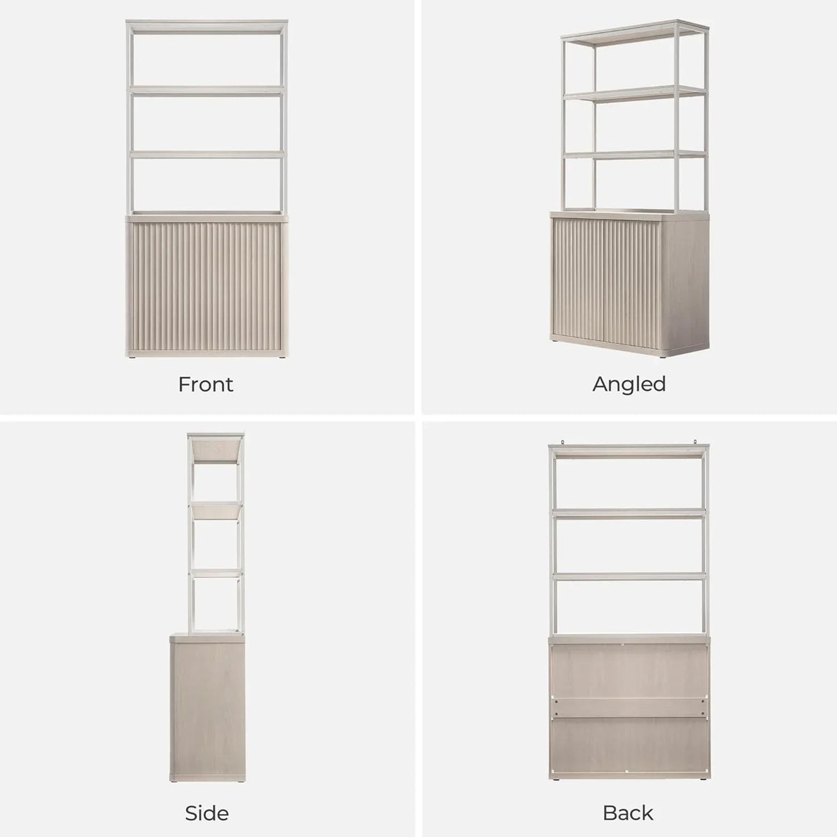 Cas Book Shelf with Storage