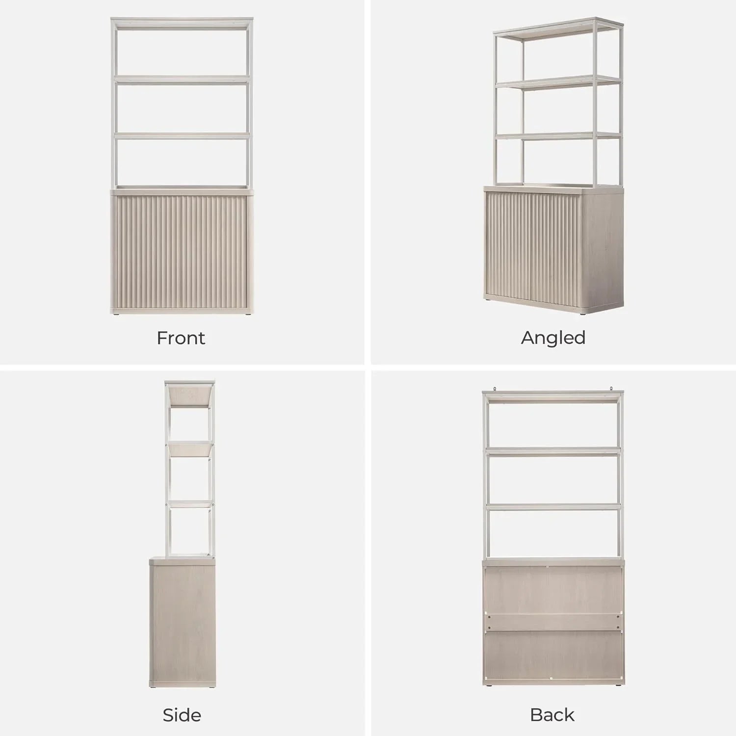 Cas Book Shelf with Storage