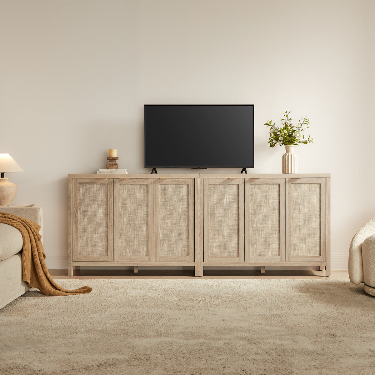 Savanna Rattan Sideboard with 3 Doors
