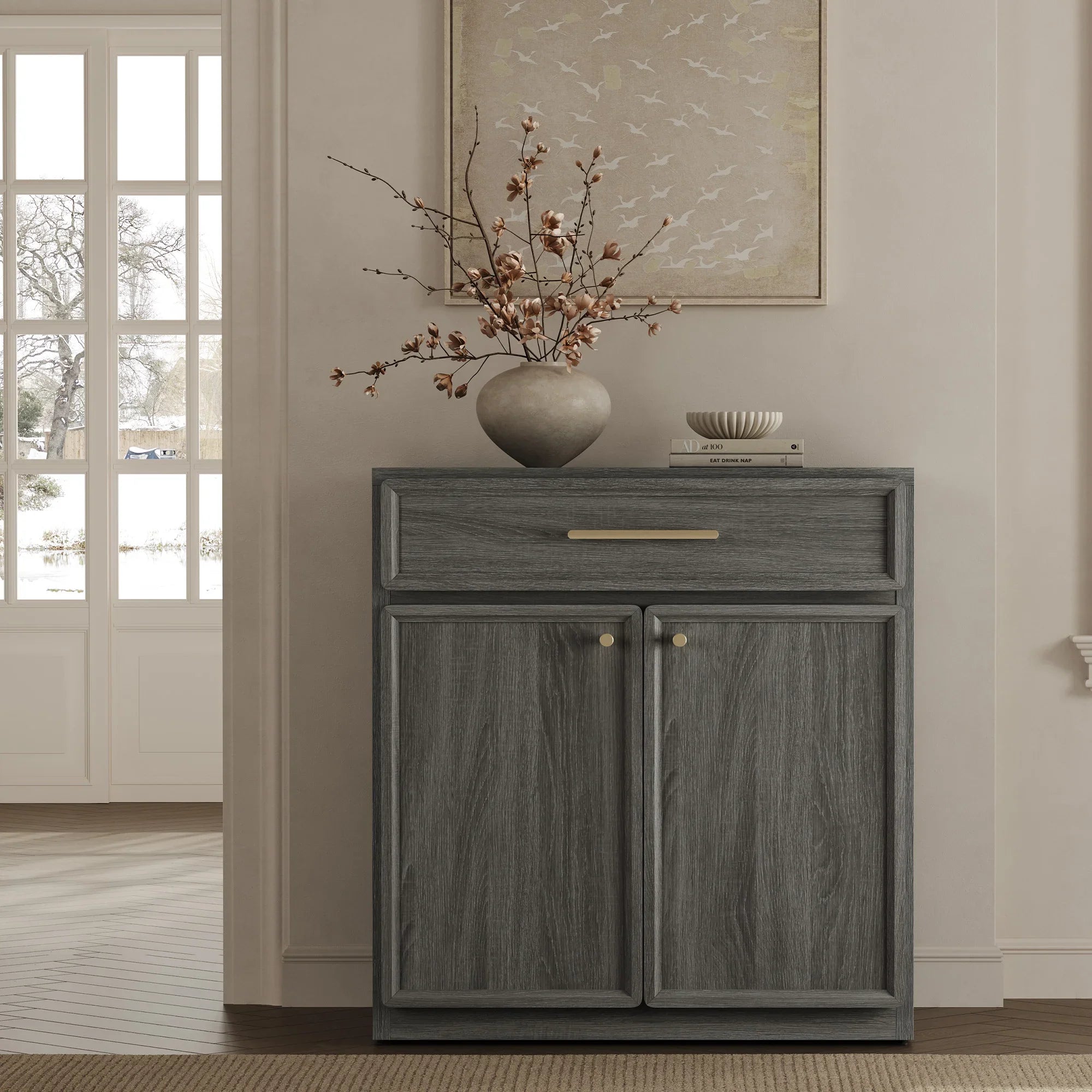 Crescent Sideboard with 1 Drawer