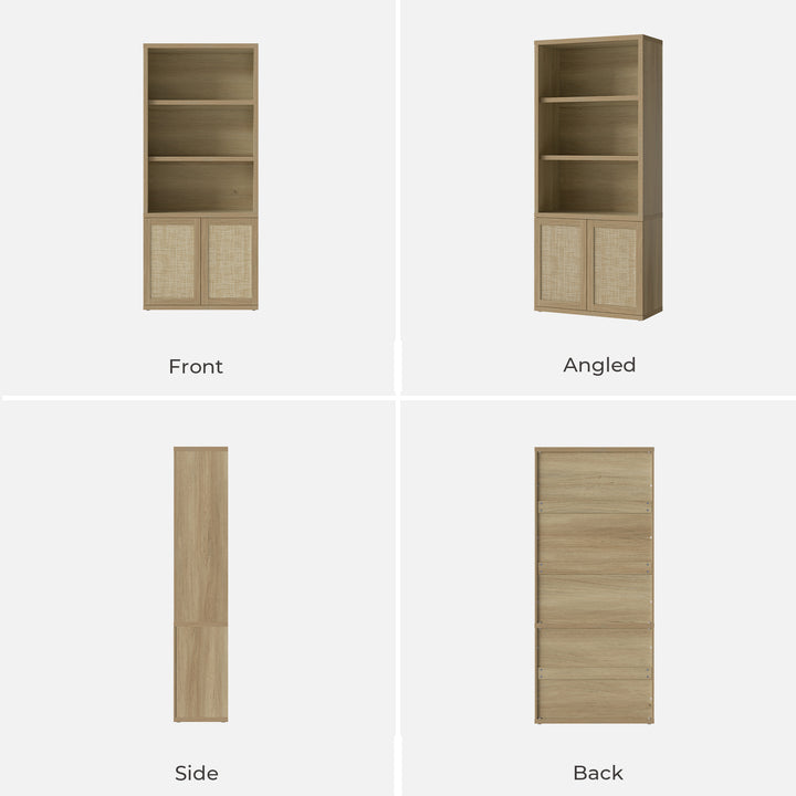 Zura Bookcase with 2 Doors