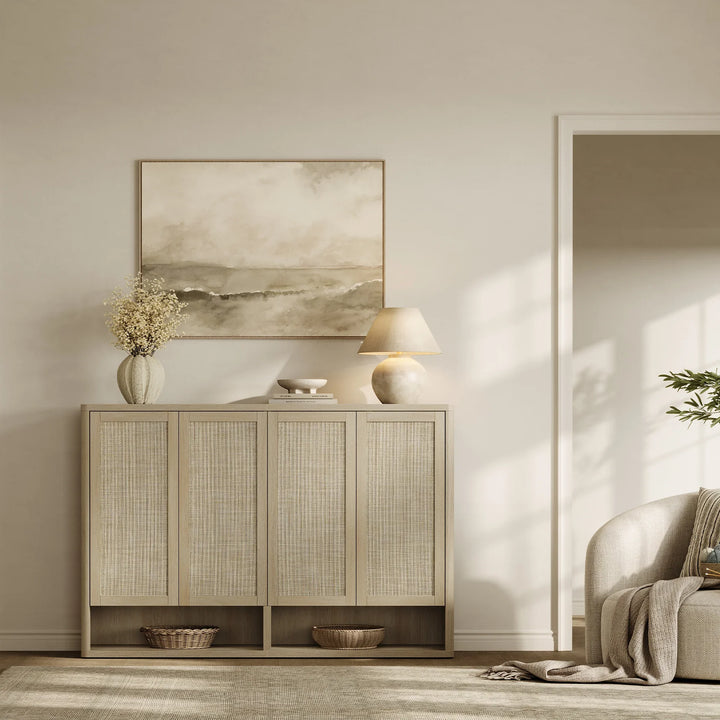 Zura Shoe Cabinet with 4 Doors