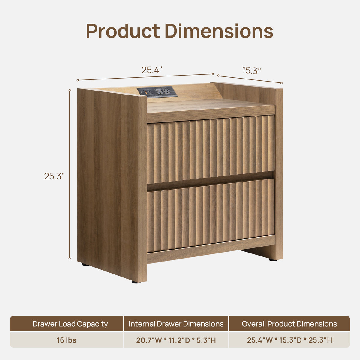 Prelude 6-Drawer Dresser and Nightstands Set