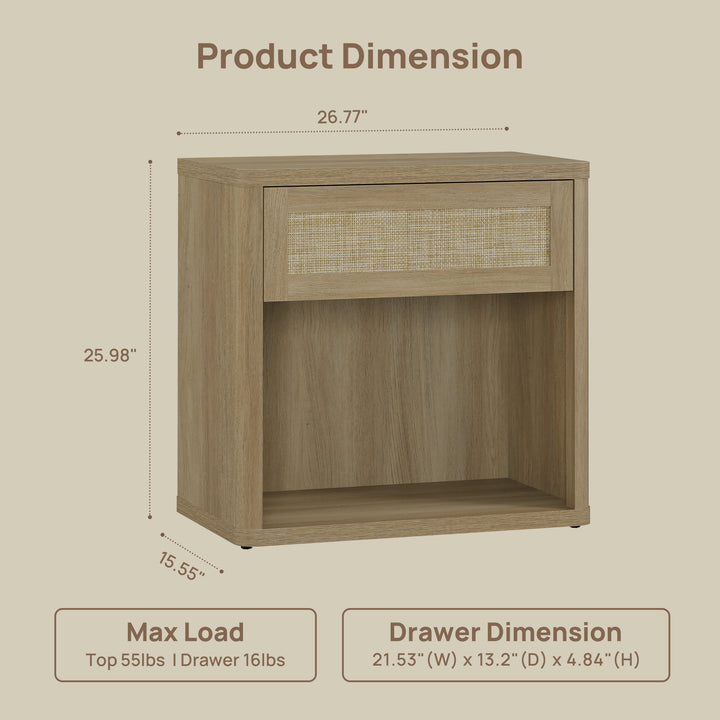 Zura 6-Drawer Dresser and Nightstand Set