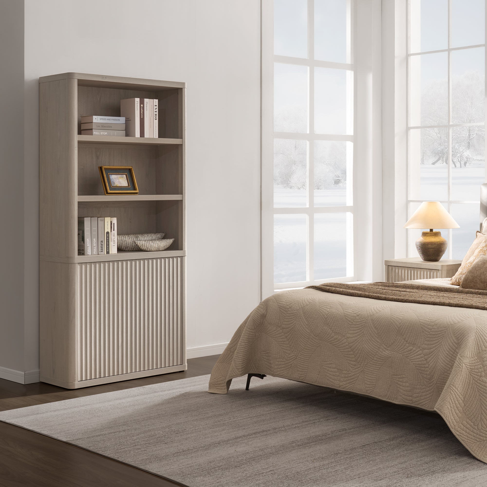 Cas Bookcase with 2 Doors