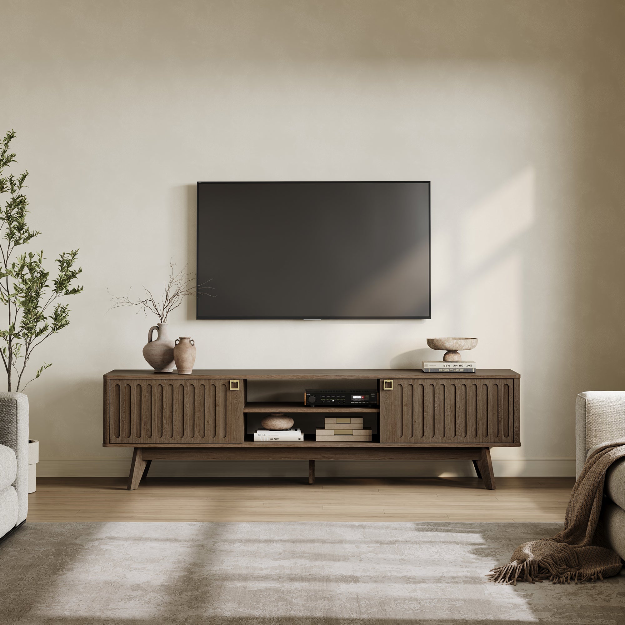 Domus 70 Inch TV Stand with Storage